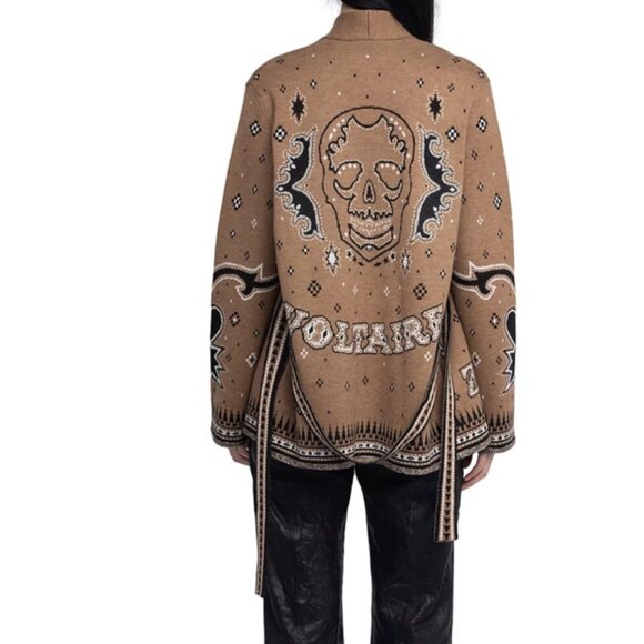 Zadig & Voltaire Kala We Merino Wool Cardigan - Picture 2 of 6